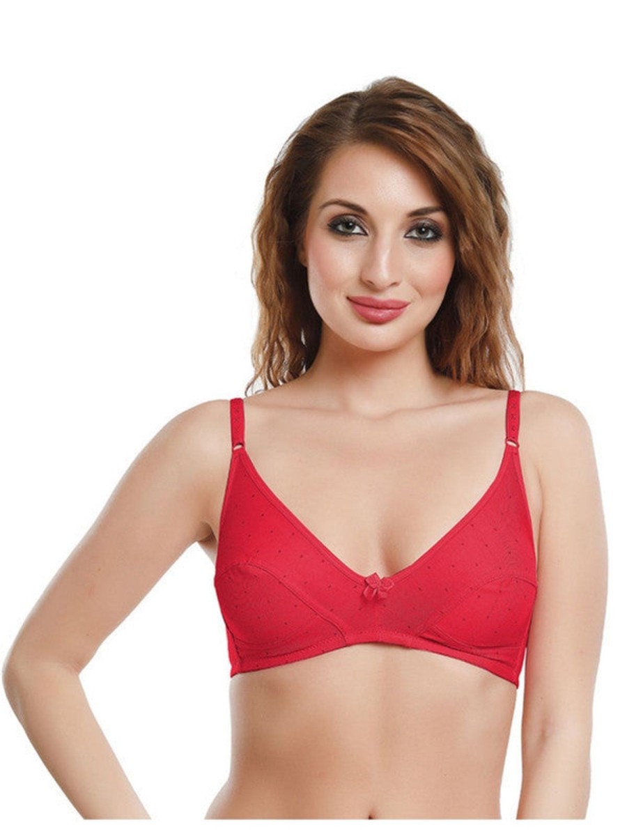 Bra Daisy Dee | Daisy Dee Non Padded Non Wi Full Coverage Everyday Bra Nlu_ Red