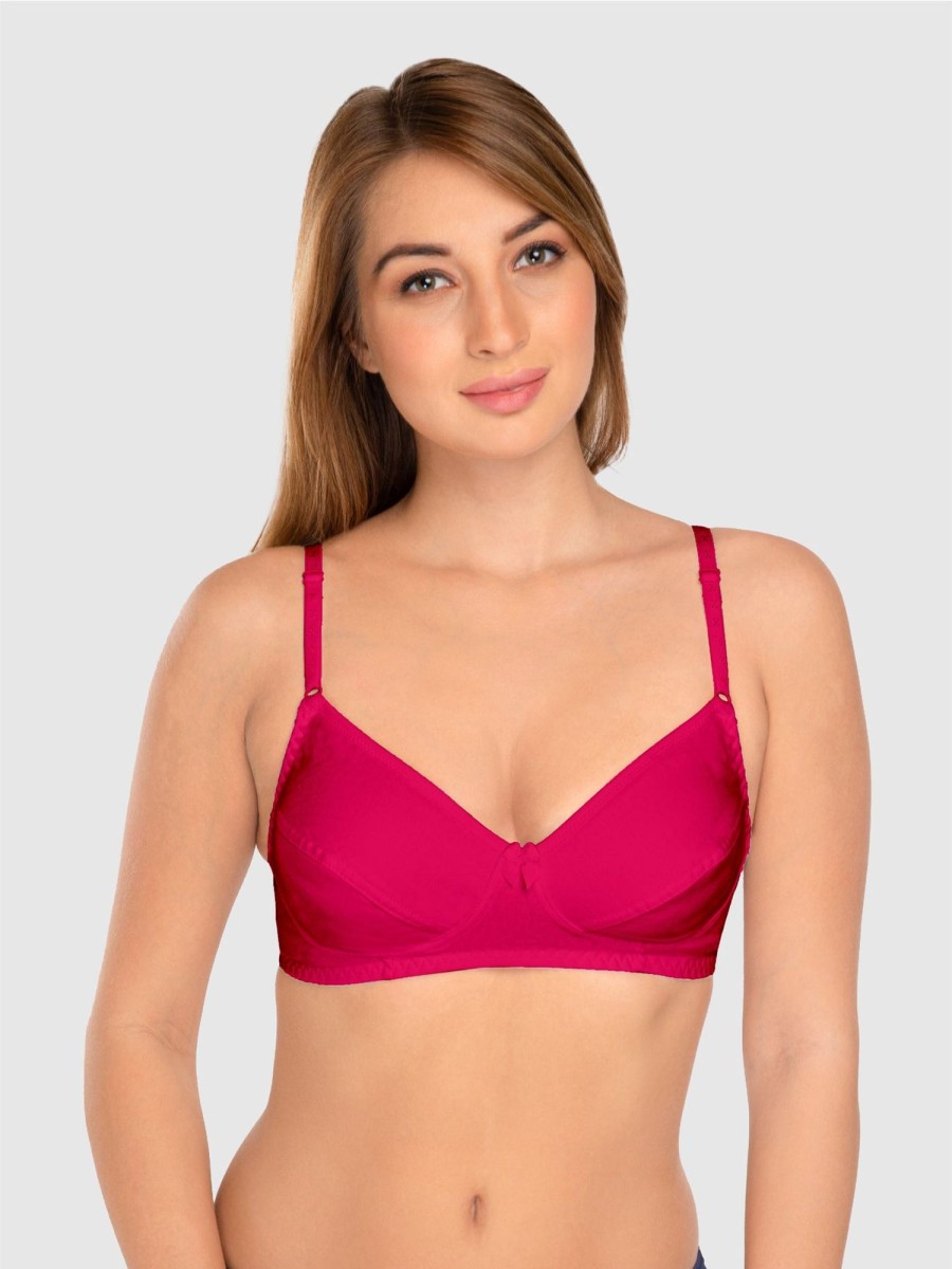 Bra Daisy Dee | Daisy Dee Non Padded Non Wired Full Coverage Bra Nclbr_R. Pink