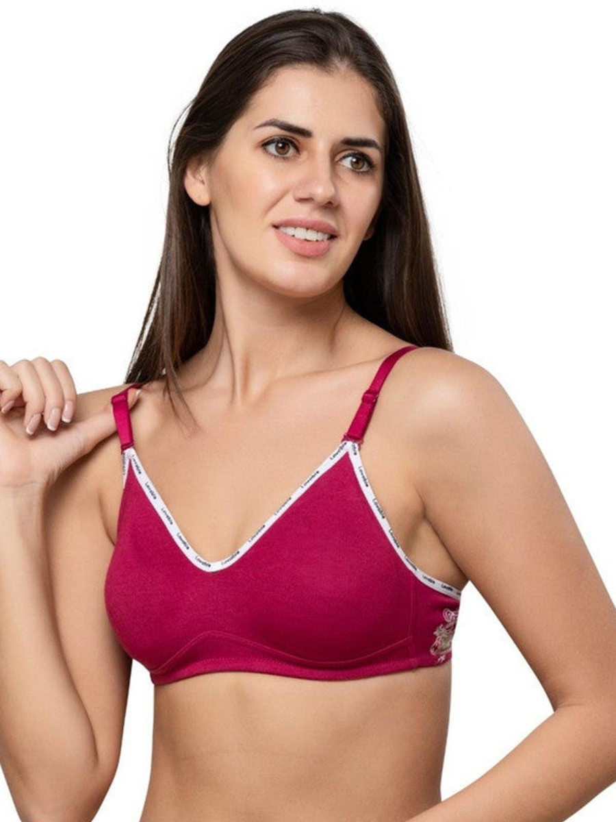 Bra Lovable | Lovable Rasberry Non Padded Non Wired Full Coverage Bra Nexa 7_Rasberry Pink