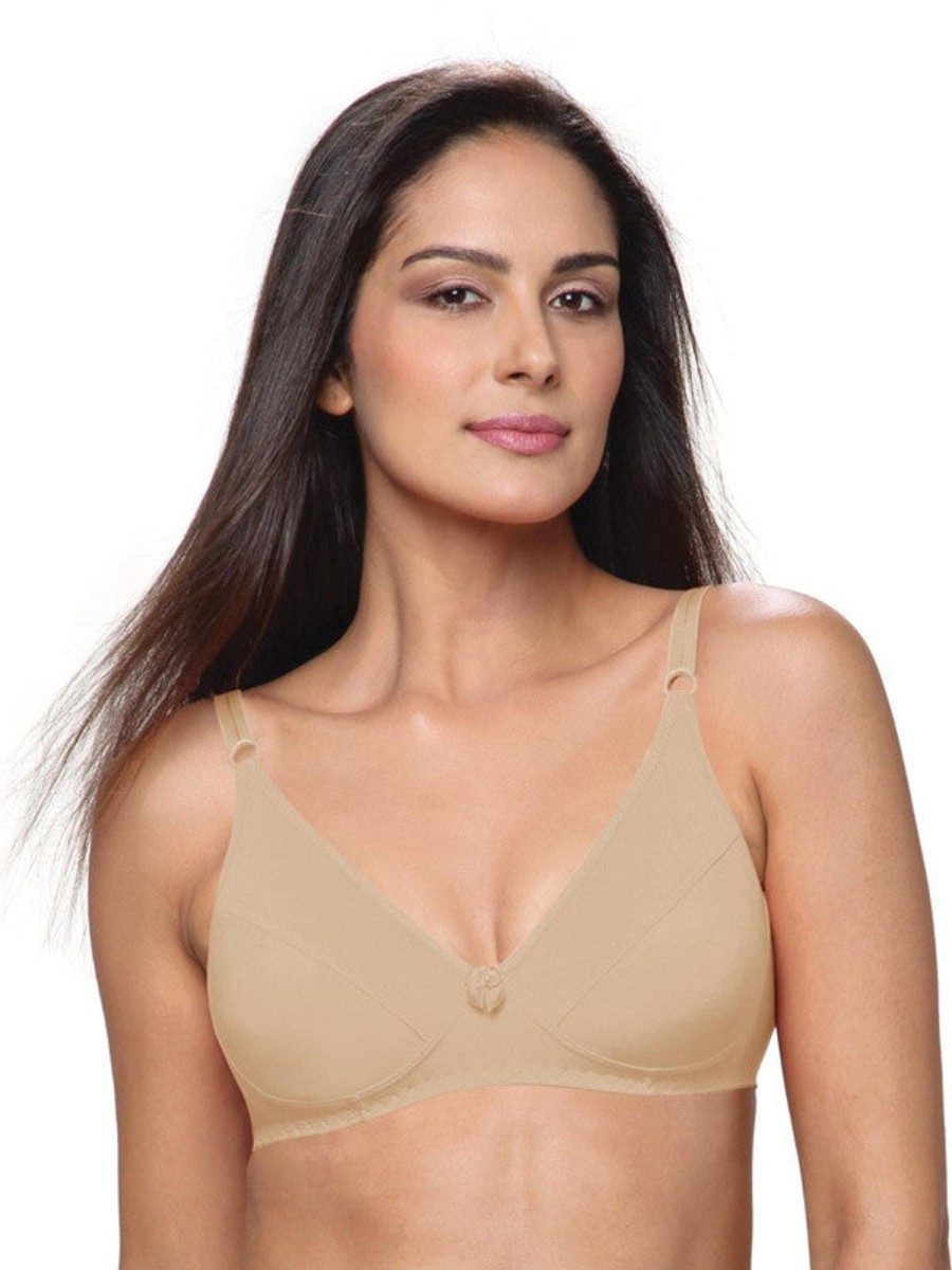 Bra Lovable | Lovable Skin Non Padded Non Wired Full Coverage Bra L-1797-Skin Beige