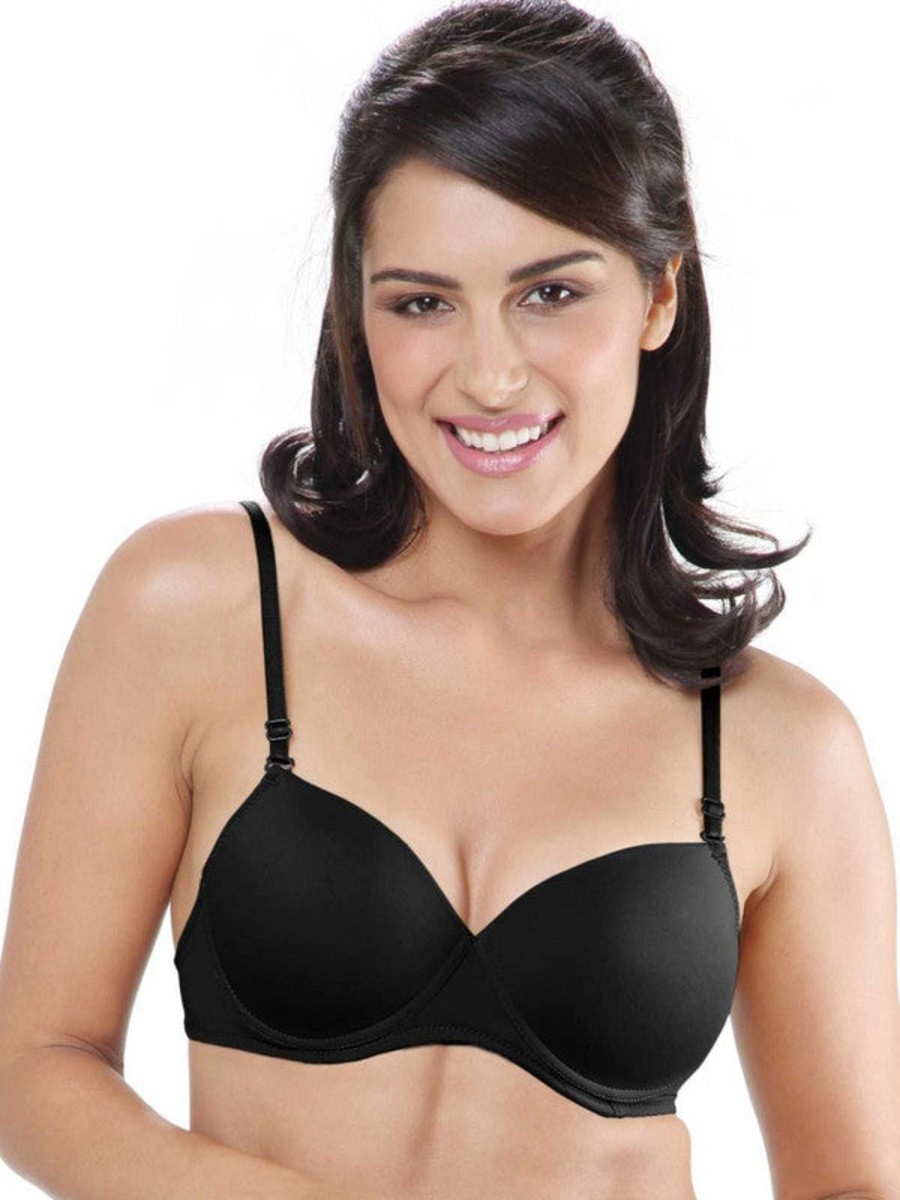 Bra Lovable | Lovable Padded Wired Demi Coverage Bra - Confi-43 Black