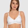 Bra Daisy Dee | Daisy Dee Non Padded Non Wired Full Coverage Bra Nlbla_ White