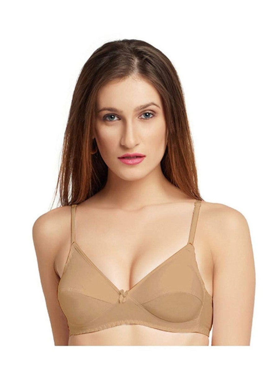 Bra Daisy Dee | Daisy Dee Skin Non Padded Non Wired Full Coverage Bra Narthe_Skin Beige