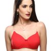 Bra Lovable | Lovable Padded Non Wi Full Coverage Bra Lbc-03_ Red