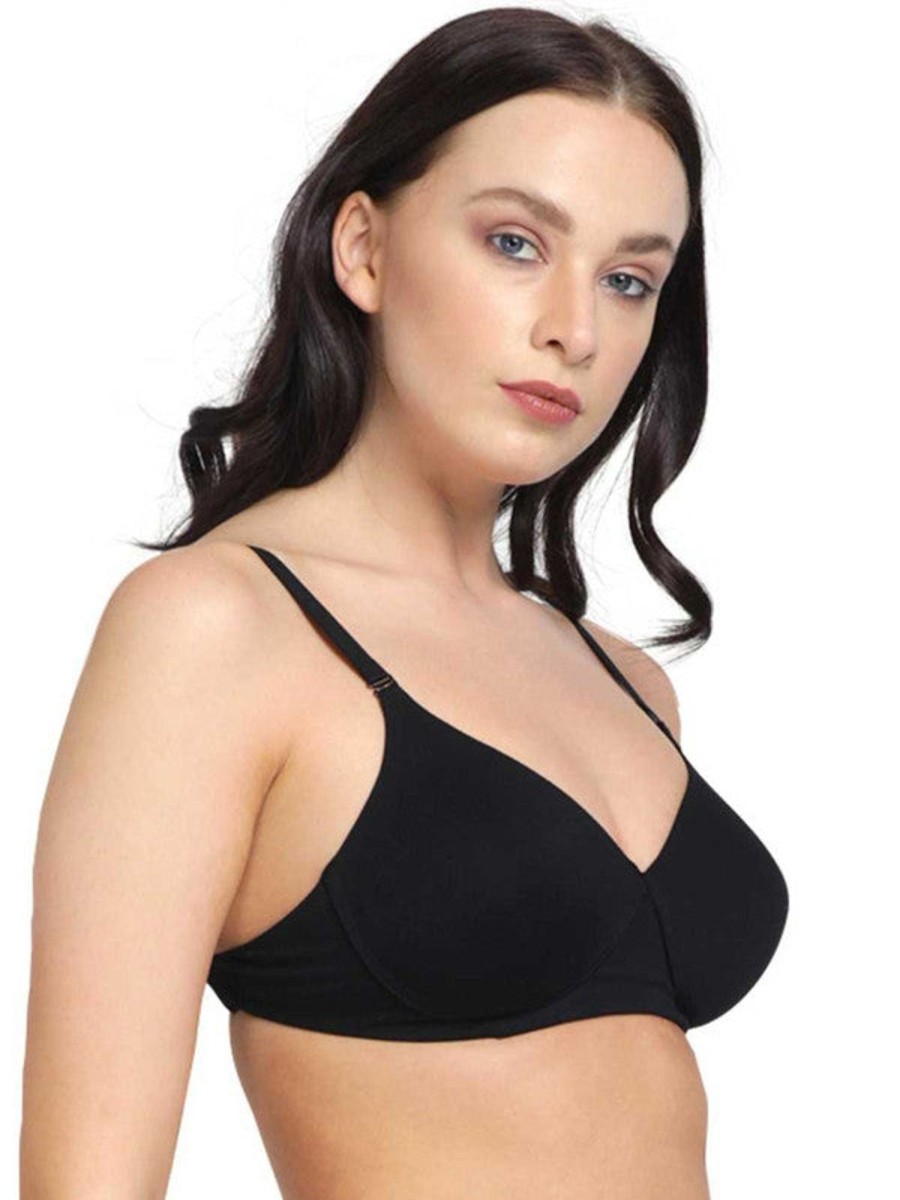 Bra Lovable | Lovable Padded Non Wired Full Coverage Bra Lbc-07_ Black