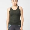 Sportswear Lovable | Women Green Solid Top - Adventure Racer Back-Ol Olive