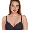 Bra Daisy Dee | Daisy Dee Padded Non Wired 3/4Th Coverage Everyday Bra Nmsti_ Black