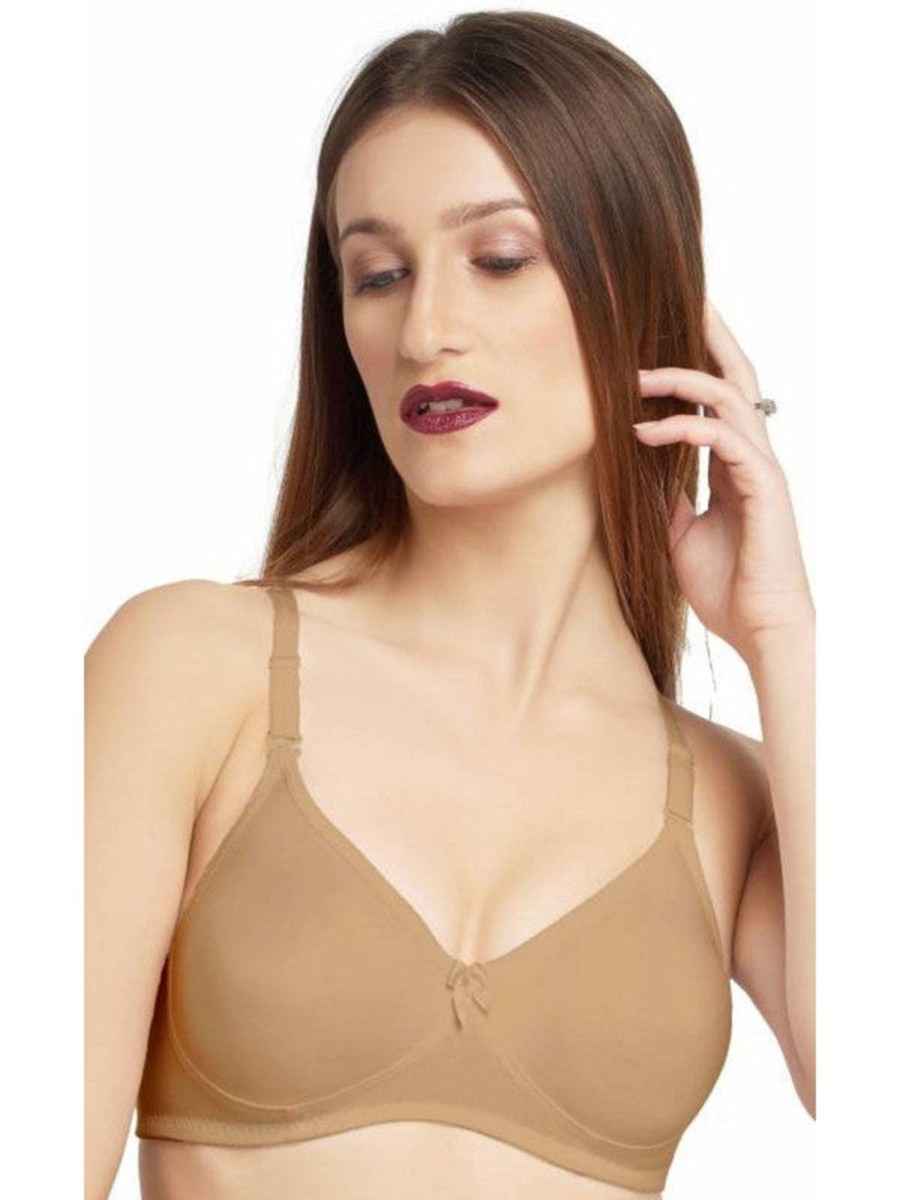 Bra Daisy Dee | Daisy Dee Skin Non Padded Non Wired Full Coverage Bra Nesprt_Skin Beige