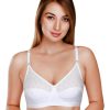 Bra Daisy Dee | Daisy Dee Non Padded Non Wired Full Coverage Bra Nilignce_ White