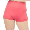 Panty Lovable | Women Pink Solid Boy Shorts Panty - Wonderknicker Pink Coral