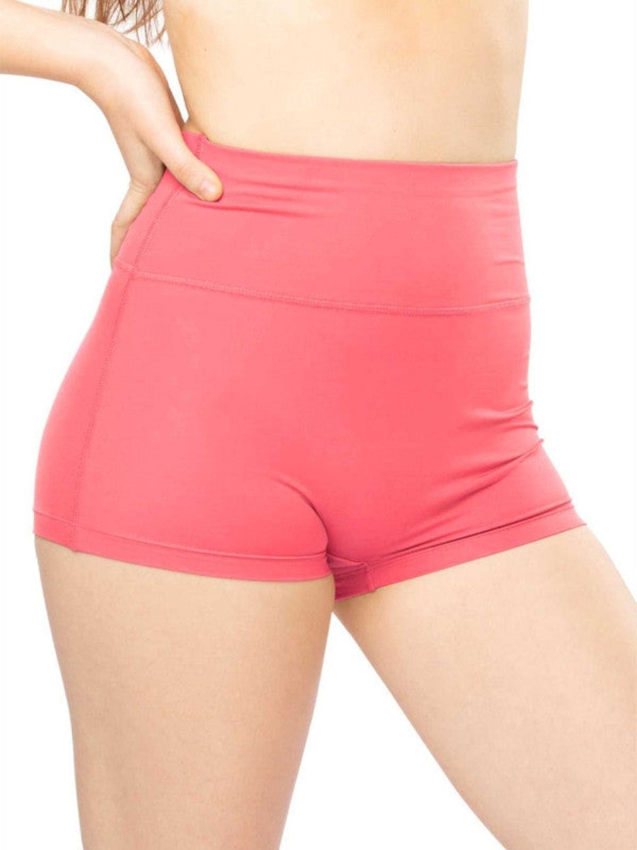 Panty Lovable | Women Pink Solid Boy Shorts Panty - Wonderknicker Pink Coral