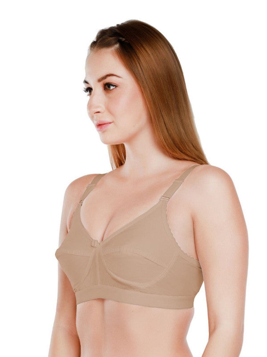 Bra Daisy Dee | Daisy Dee Skin Non Padded Non Wired Full Coverage Bra Nacnt_Skin Beige