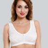 Bra Daisy Dee | Daisy Dee Non Padded Non Wired Full Coverage Sports Bra Nlra_ White