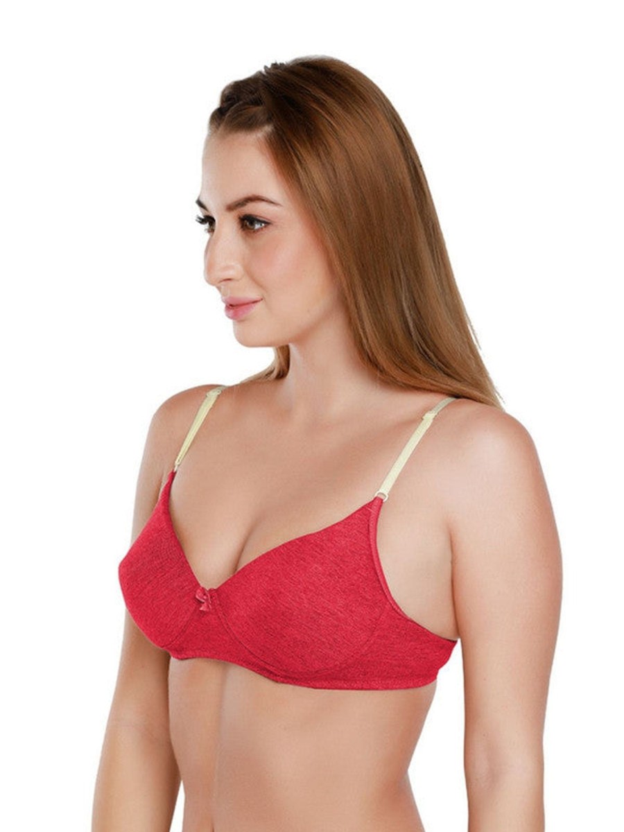 Bra Daisy Dee | Daisy Dee Padded Non Wi Full Coverage Bra Njzz_ Red