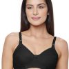 Bra Lovable | Lovable Non Padded Non Wired Full Coverage Bra L-2298 Black