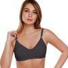 Bra Daisy Dee | Daisy Dee Non Padded Non Wired Full Coverage Bra Nshtl_ Black