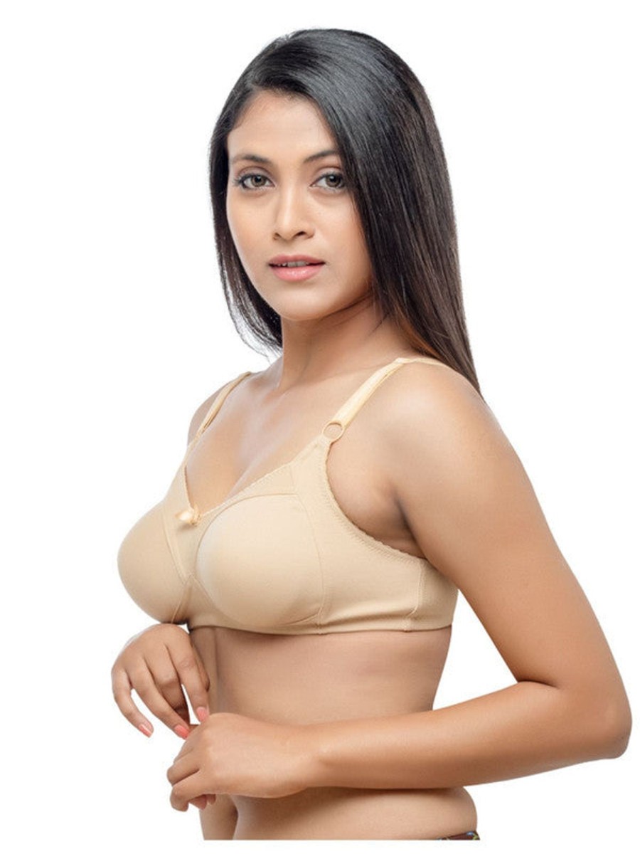 Bra Daisy Dee | Daisy Dee Skin Padded Non Wired Full Coverage Bra - Nalesha_Skin Beige