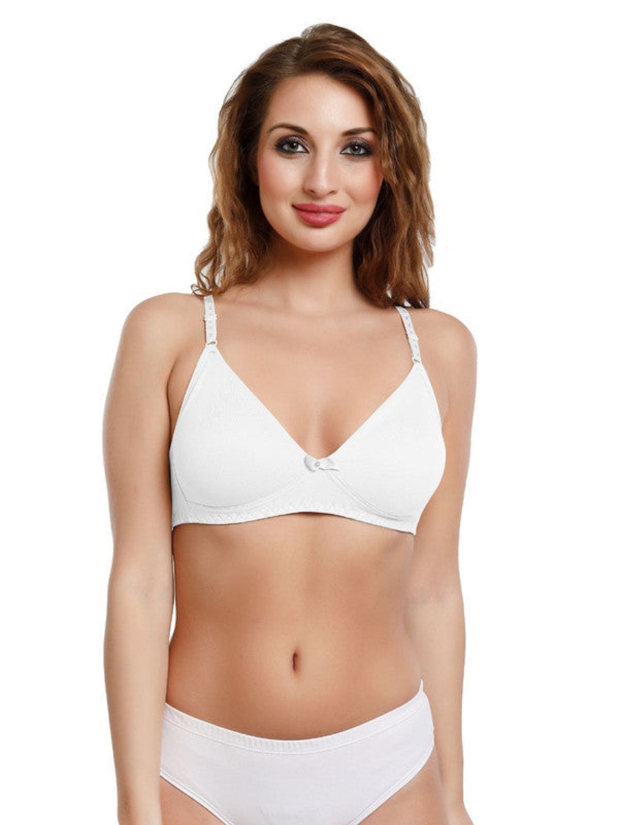 Bra Daisy Dee | Daisy Dee Padded Non Wired Full Coverage Bra Nzng_ White