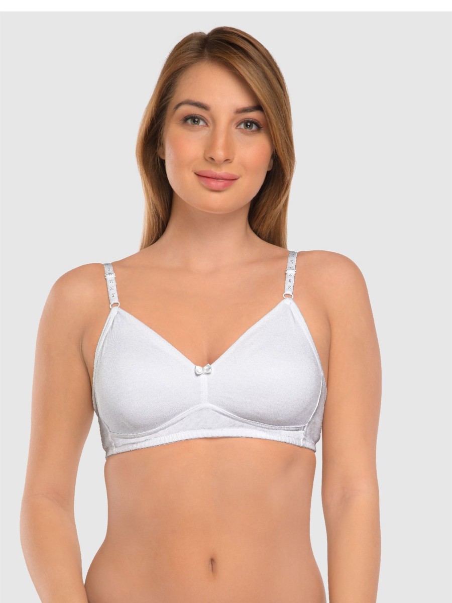 Bra Daisy Dee | Daisy Dee Non Padded Non Wired Full Coverage Bra Ndszn_ White