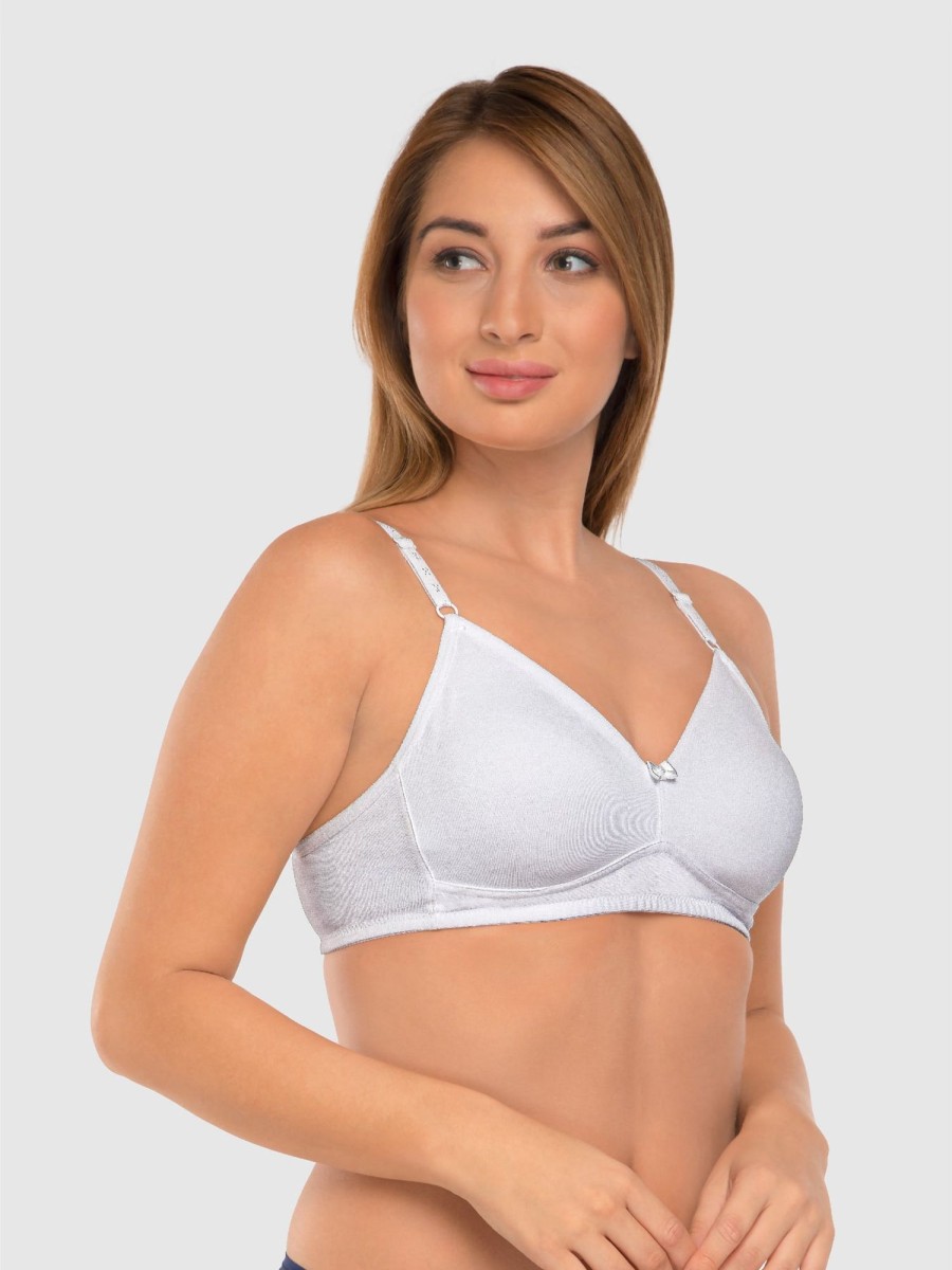 Bra Daisy Dee | Daisy Dee Non Padded Non Wired Full Coverage Bra Ndszn_ White