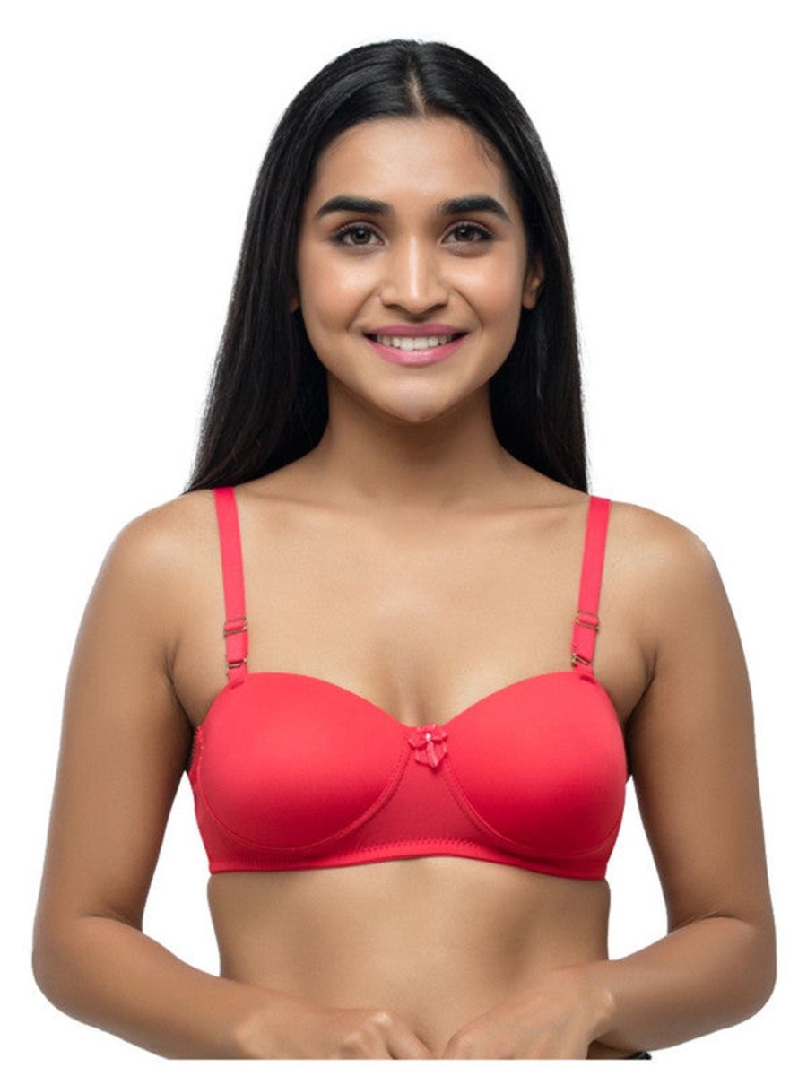 Bra Daisy Dee | Daisy Dee Brick Padded Non Wi Full Coverage Bra Nmrie_B/ Red