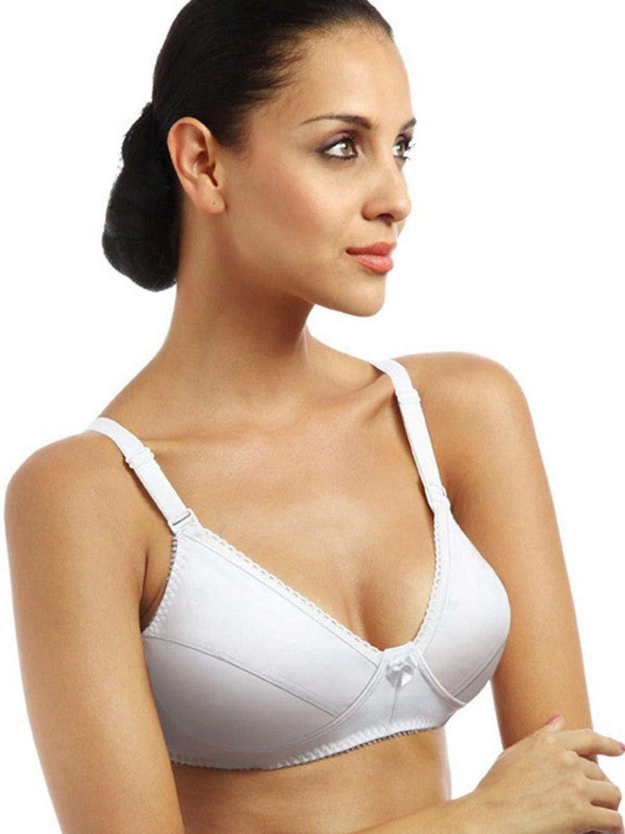 Bra Lovable | Lovable Non Padded Non Wired Full Coverage Maternity Bra L-3998 White