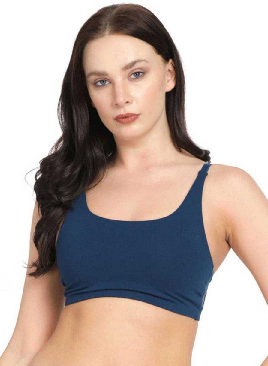 Sportswear Lovable | Lovable Aqua Non Padded Non Wired Full Coverage Bra - Vitality Cami-Aqua Blue