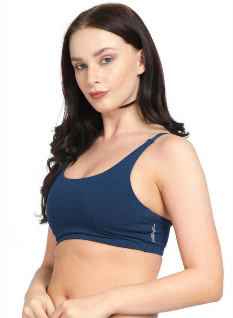 Sportswear Lovable | Lovable Aqua Non Padded Non Wired Full Coverage Bra - Vitality Cami-Aqua Blue