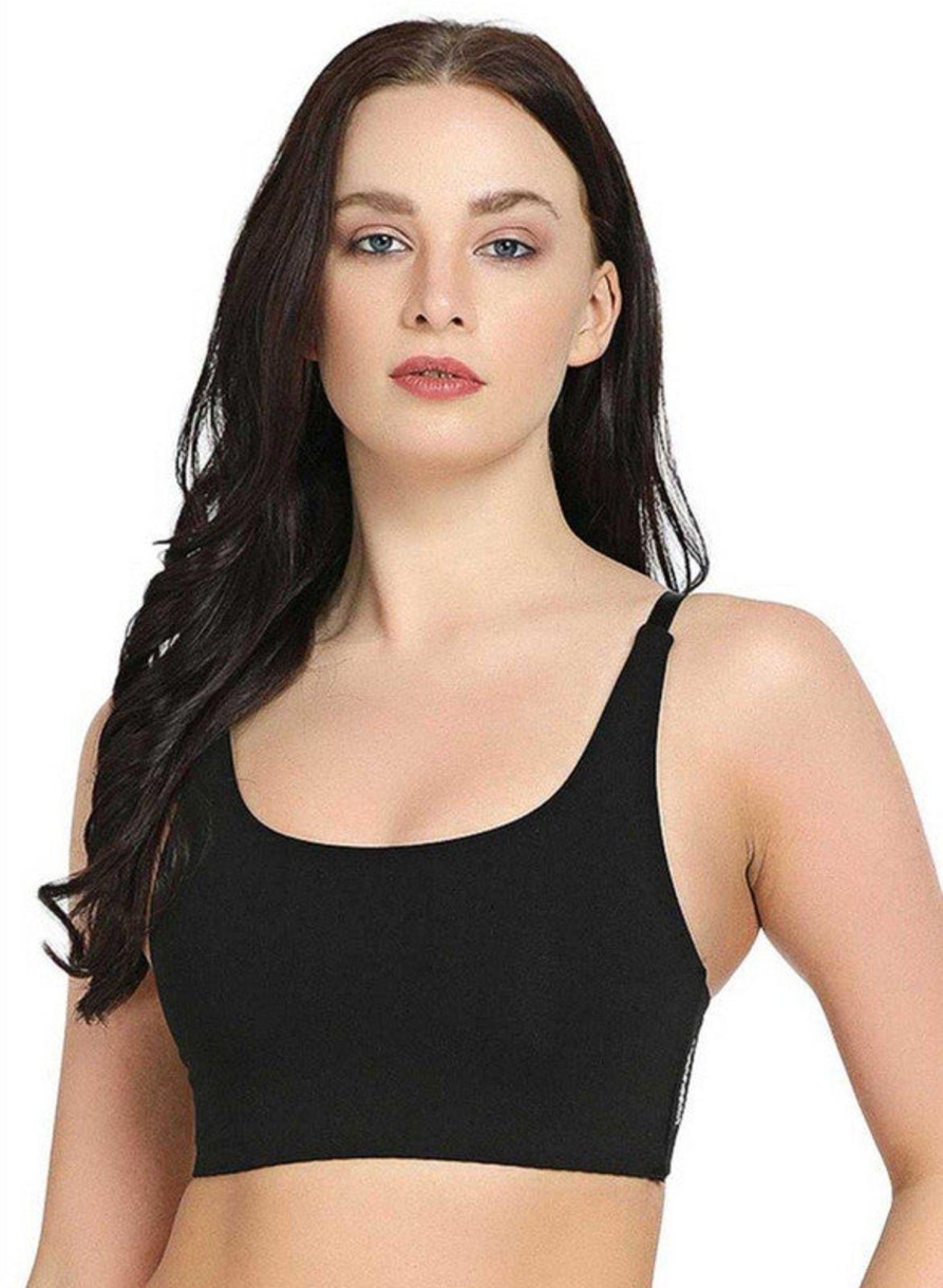 Sportswear Lovable | Lovable Non Padded Non Wired Full Coverage Bra - Vitality Cami Black