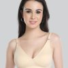 Bra Lovable | Lovable Cream Non Padded Non Wired Full Coverage Bra Le-237-Cream Beige