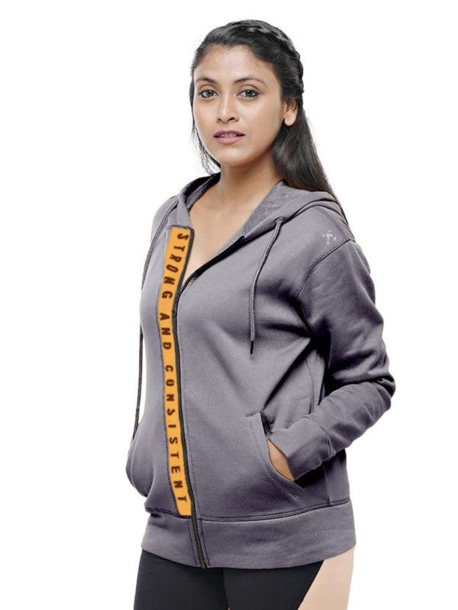 Winterwear Lovable | Women Solid Jackets Nd Jacket_ Grey