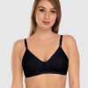 Bra Daisy Dee | Daisy Dee Non Padded Non Wired Full Coverage Bra Nlbla_ Black