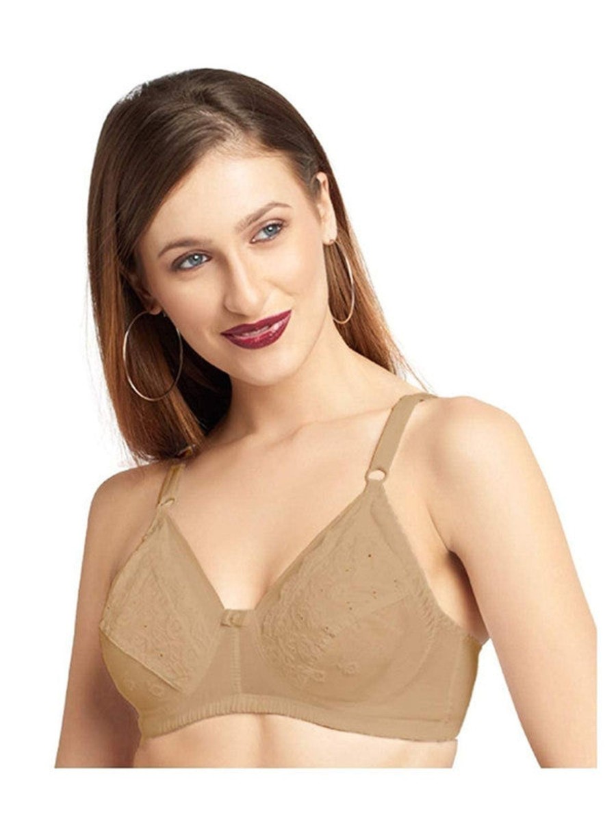 Bra Daisy Dee | Daisy Dee Skin Non Padded Non Wired Full Coverage Bra Nchresma_Skin Beige