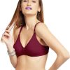 Bra Lovable | Lovable Non Padded Non Wired Full Coverage Bra Ultra Maroon