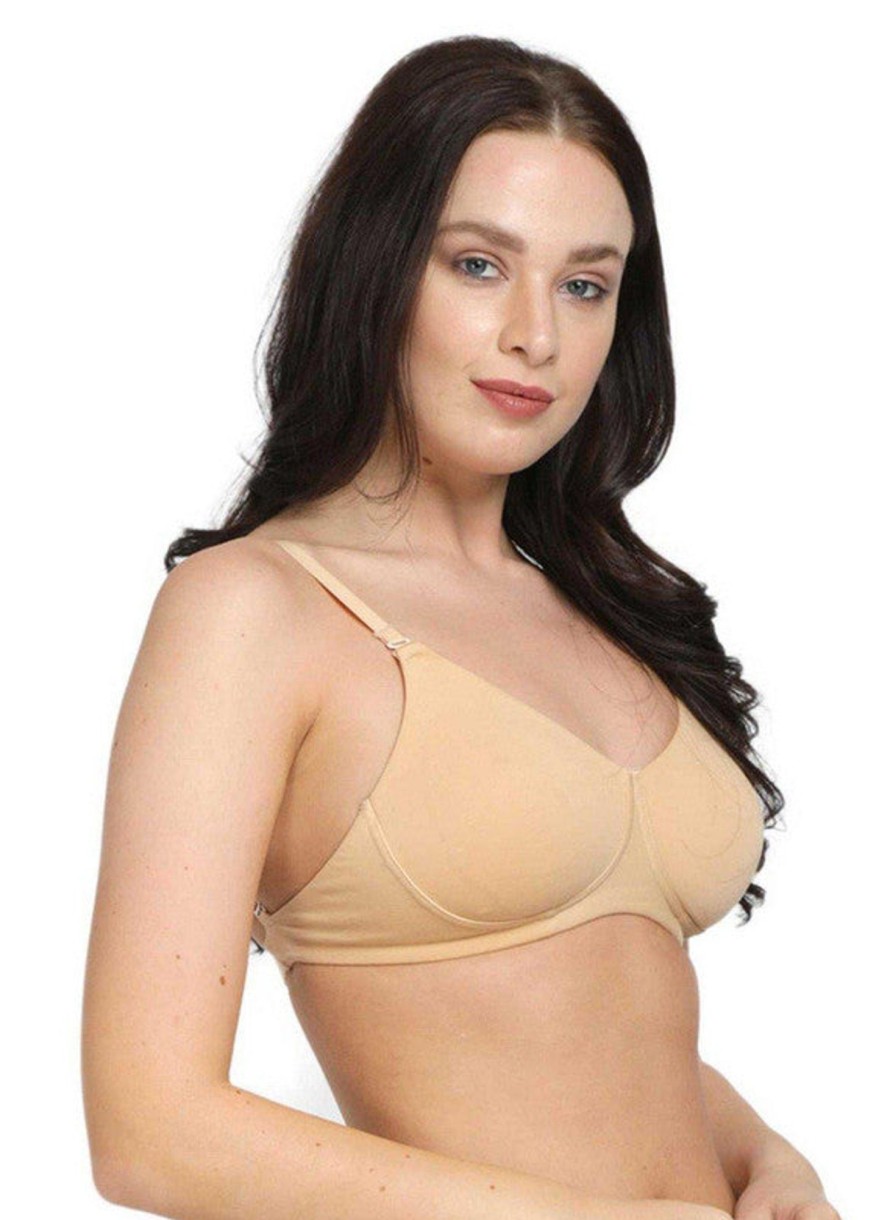 Bra Lovable | Lovable Skin Non Padded Non Wired 3/4Th Coverage Bra Myfitbra-Skin Beige