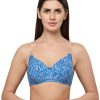 Bra Daisy Dee | Daisy Dee Navy Melange Padded Non Wired Full Coverage Bra Nsgnra_Ny/Mlg Blue