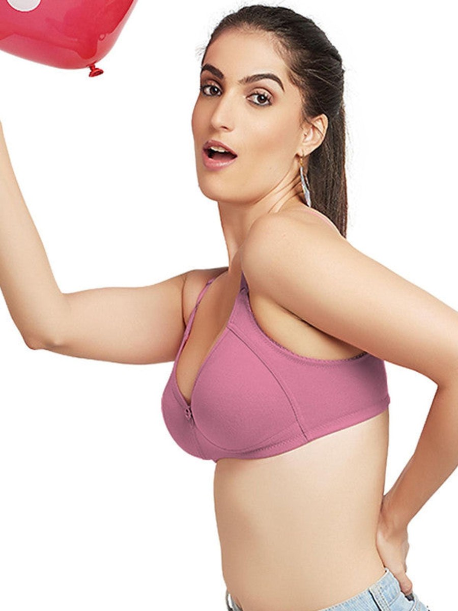 Bra Lovable | Lovable Onion Non Padded Non Wired Full Coverage Bra Contours_O Pink