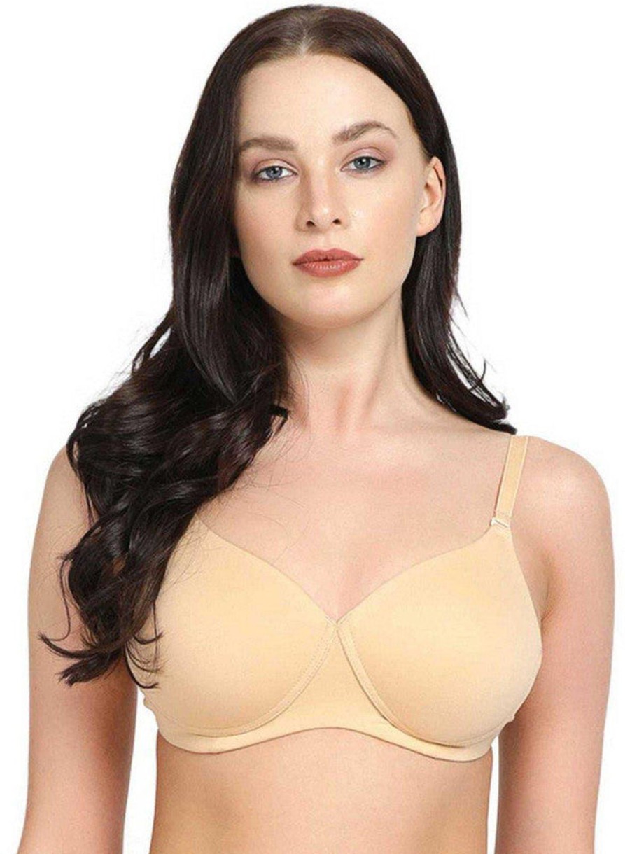 Bra Lovable | Lovable Skin Padded Non Wired Full Coverage Bra Lbc06-Skin Beige