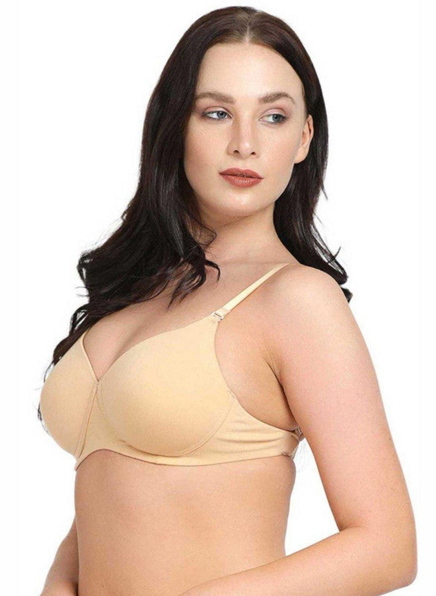 Bra Lovable | Lovable Skin Padded Non Wired Full Coverage Bra Lbc06-Skin Beige