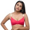 Bra Daisy Dee | Daisy Dee Crimson Non Padded Non Wi 3/4Th Coverage Bra -Diya_Crimson Red