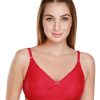 Bra Daisy Dee | Daisy Dee Crimson Non Padded Non Wi Full Coverage Bra Nsarh_Crimson Red