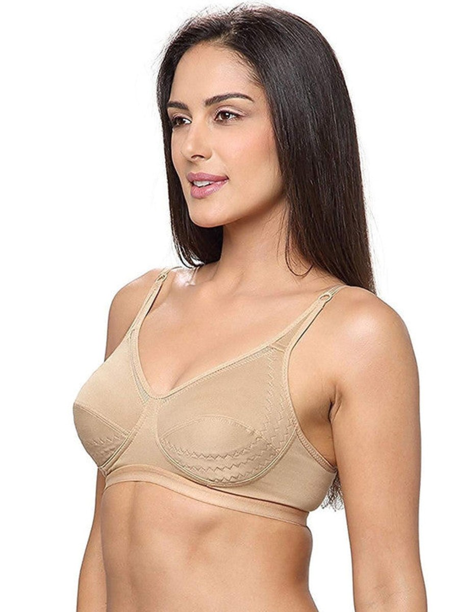 Bra Lovable | Lovable Skin Non Padded Non Wired Full Coverage Bra Ces-218-Skin Beige