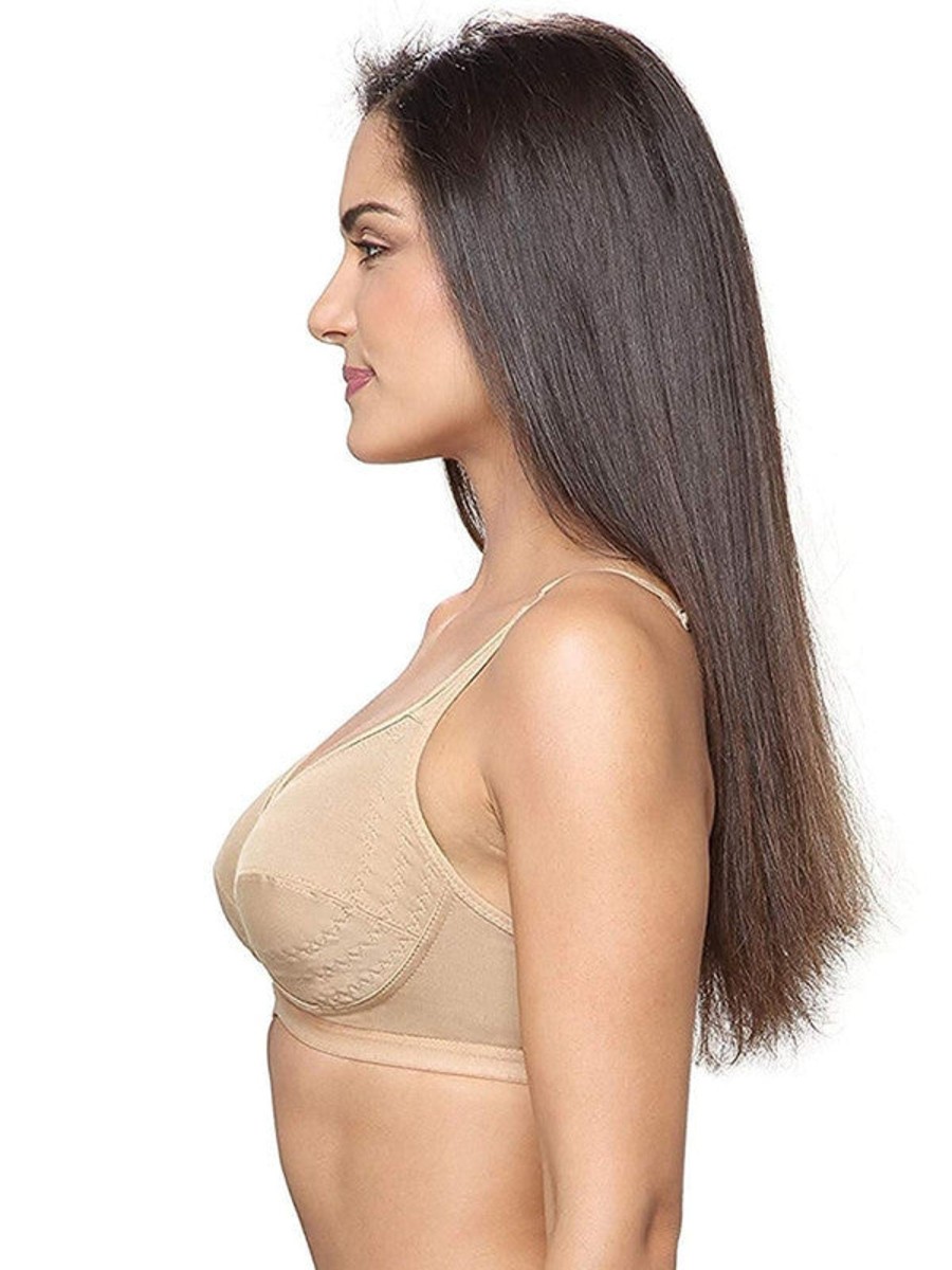 Bra Lovable | Lovable Skin Non Padded Non Wired Full Coverage Bra Ces-218-Skin Beige