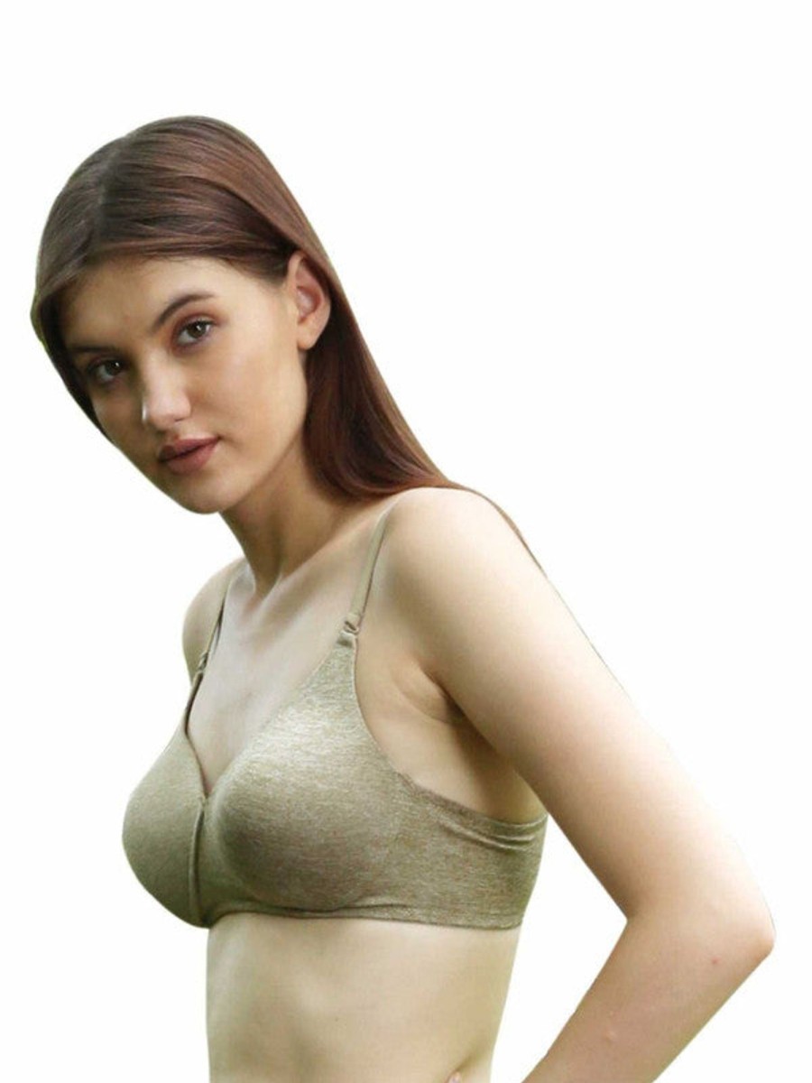 Bra Lovable | Lovable Padded Non Wired Full Coverage Bra - Confi-53 Beige