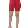 Sportswear Lovable | Women Solid Shorts Doja Shorts_ Red