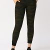 Sportswear Lovable | Women Camouflage Printed Joggers - Zip Track-Camo-Og Olive