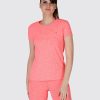 Sportswear Lovable | Women Onion Solid Tops U0026 T-Shirts 4W-Cruiser Tee_4W-On Pink