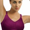 Bra Lovable | Lovable Wine Non Padded Non Wired Full Coverage Bra Pd-6011-Wine Purple