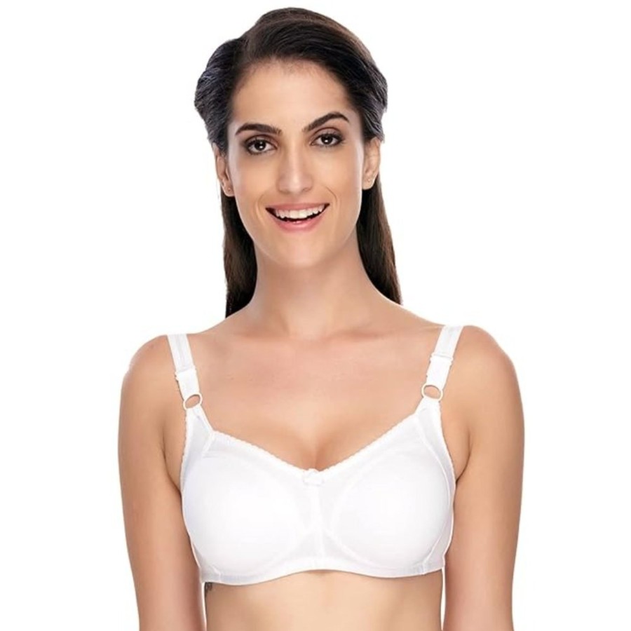 Bra Daisy Dee | Daisy Dee Padded Non Wired Full Coverage Bra Nalesha_ White