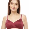 Bra Lovable | Lovable Padded Non Wired Full Coverage Bra - Confi-53 Maroon